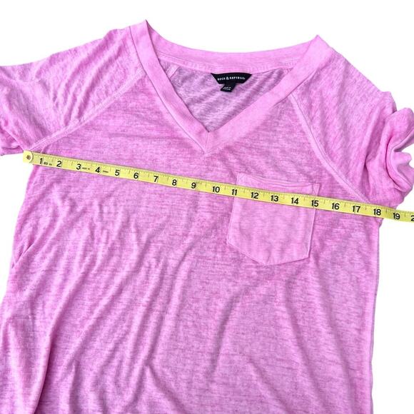 ROCk & REPUBLIC size M Women's T-shirt, pink, short sleeve - Picture 2 of 6